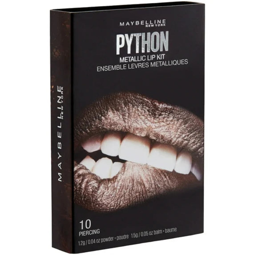 MAYBELLINE NEW YORK metallic lip kit 10 treacherous 1.2g-1.5g