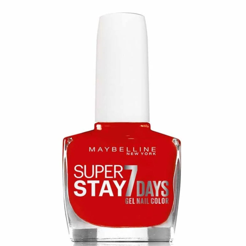 MAYBELLINE NEW YORK Super Stay 7 Days nail polish 505 Forever Red 10ml