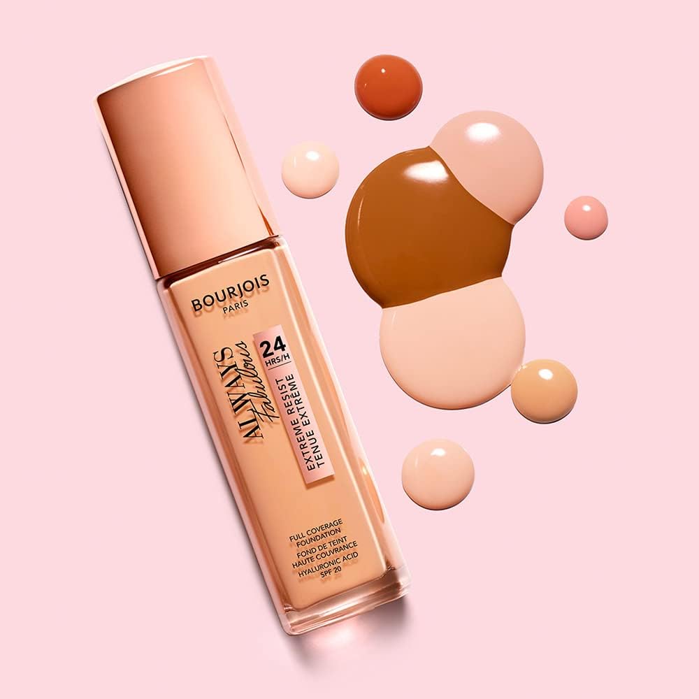 BOURJOIS PARIS Always Fabulous 24h Extreme Hold Foundation 400 Rose Beige 30ml