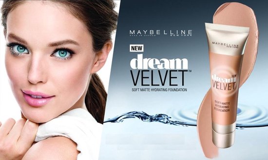 MAYBELLINE NEW YORK dream velvet foundation 40 fawn cinnamon 30ml