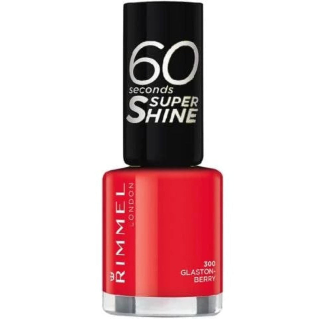 RIMMEL 60 Seconds Super Shine nail polish 300 Glaston-Berry 8ml
