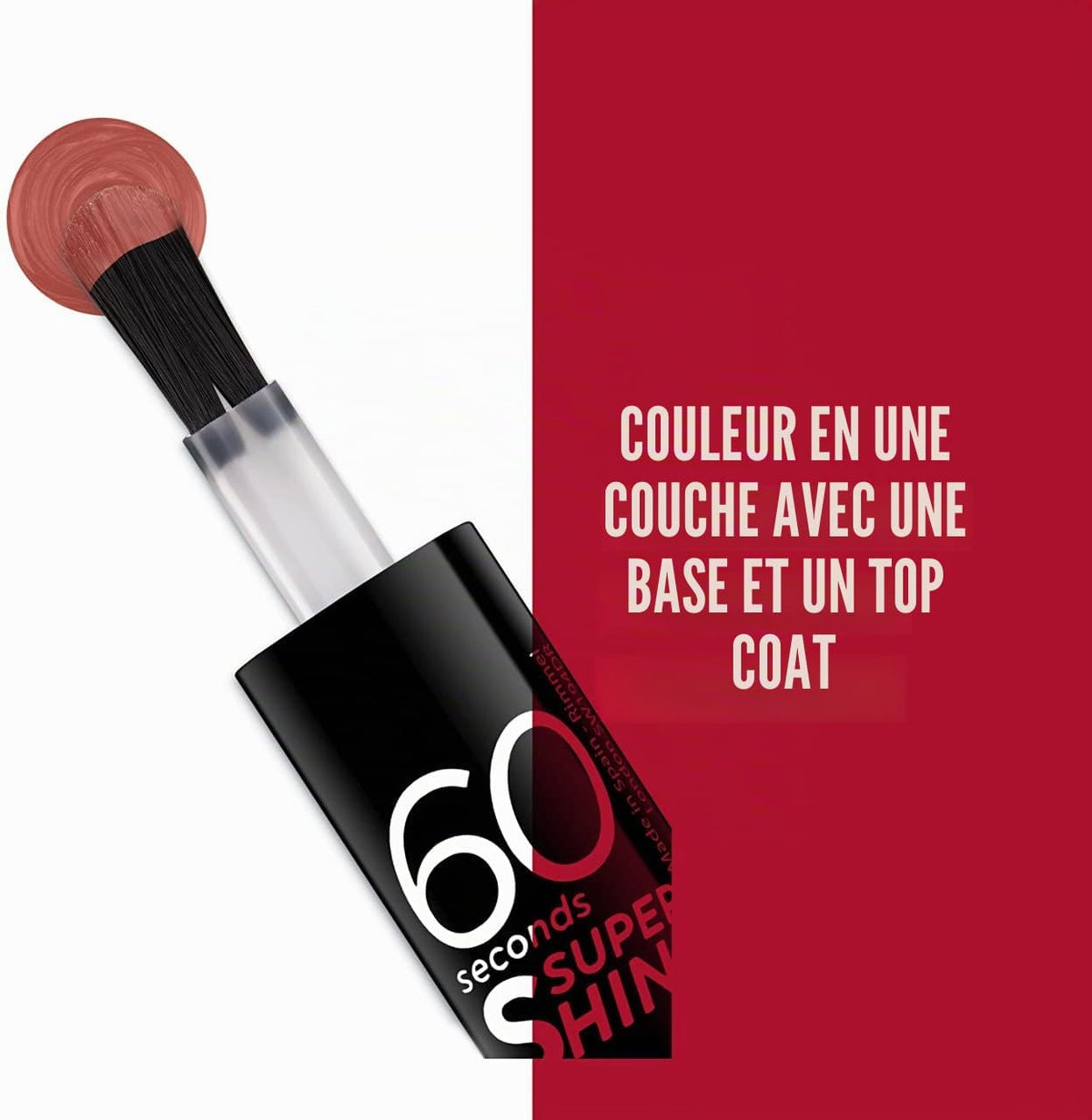 RIMMEL 60 Seconds Super Shine nail polish 707 tan-a-cotta 8ml
