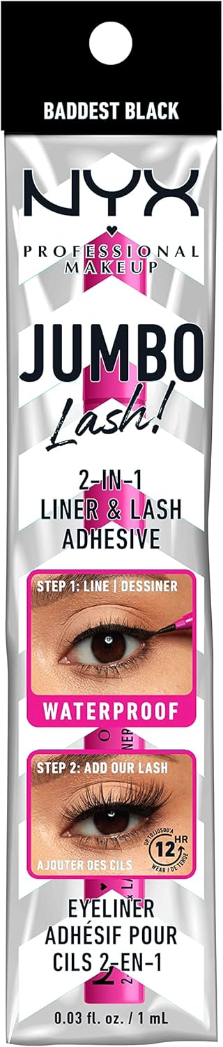 NYX Jumbo Eye Pencil Baddest Black vegan
