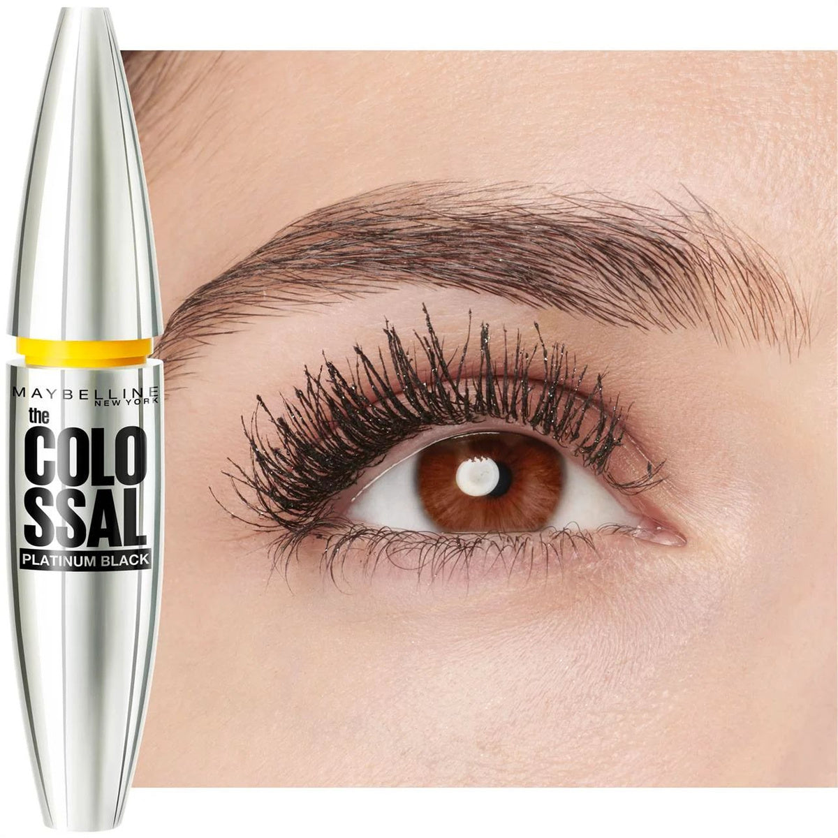 MAYBELLINE NEW YORK Colossal Platinum Mascara 03 Platinum Black 10.7ml