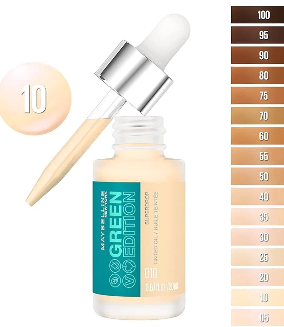 MAYBELLINE NEW YORK Green Edition tinted face oil shade 30 20ml