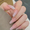 LH ORIGINAILS ready-to-wear manicure set 24 ballerina nails + 5 accessories