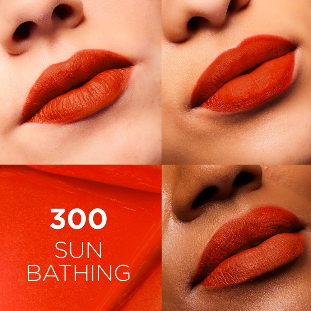 L'Oréal PARIS Rouge Signature Matte Liquid Lipstick 16h 300 Sunbathing 5ml