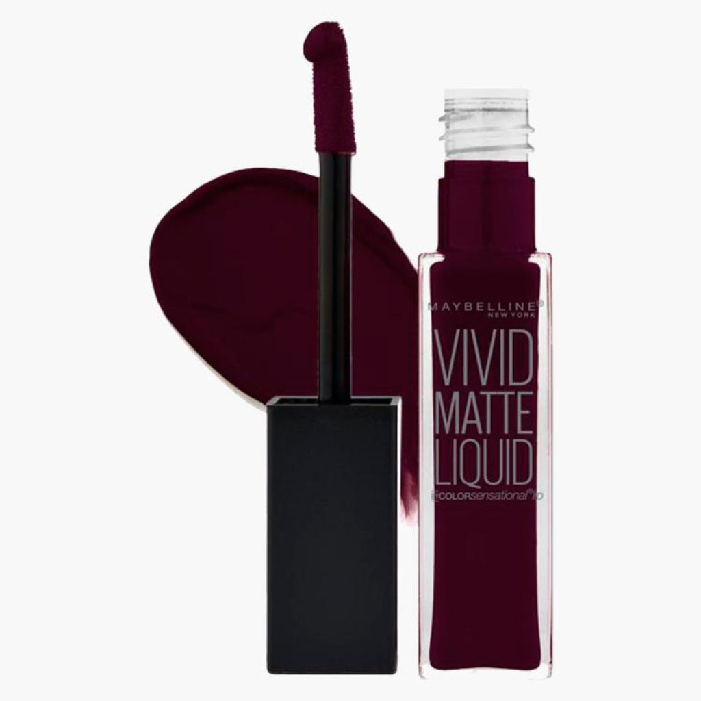 MAYBELLINE NEW YORK Vivid Matte Liquid 47 Deepest Plum 8ml