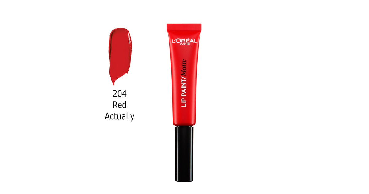 L'Oréal PARIS matte liquid lipstick 204 red actually 8ml