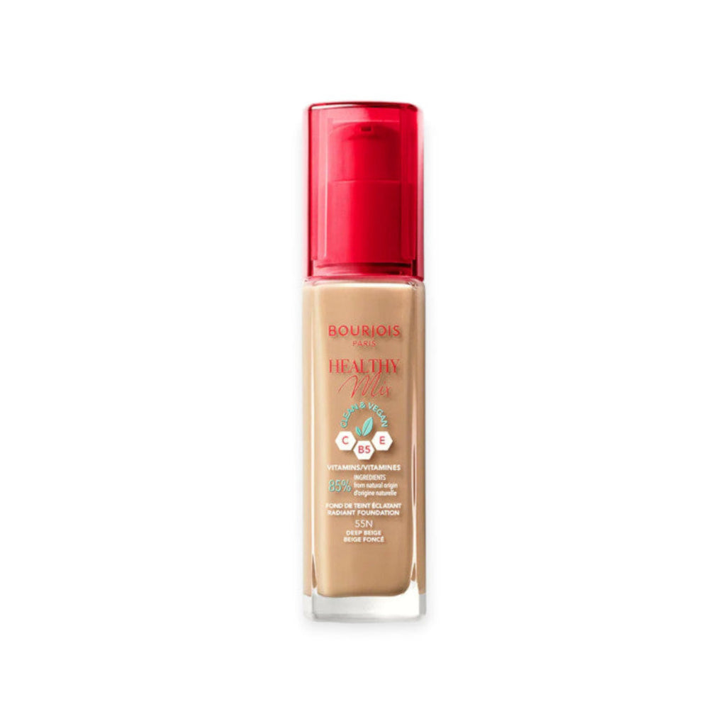 BOURJOIS PARIS Healthy Mix foundation 55N dark beige 30 ml vegan