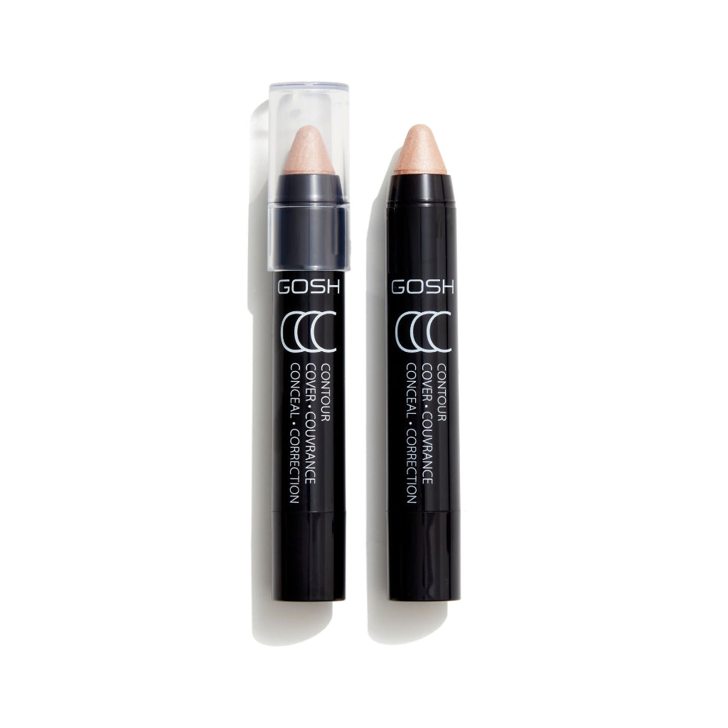 GOSH CCC Stick high coverage contour correction 001 vanilla highlighter 4.4g vegan