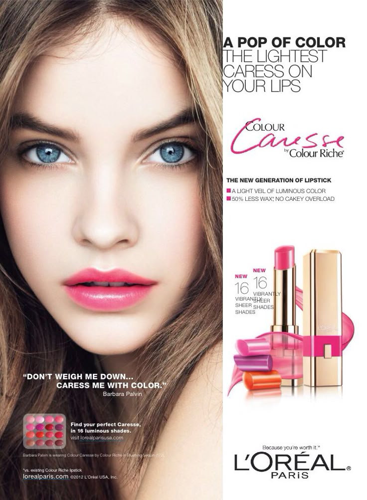 L'Oréal PARIS Rouge Caresse Lipstick 202 Impulsive Fuchsia 5ml