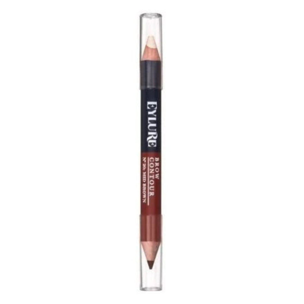 EYLURE LONDON 2-in-1 brow contour pencil 20 mid brown 2.5g