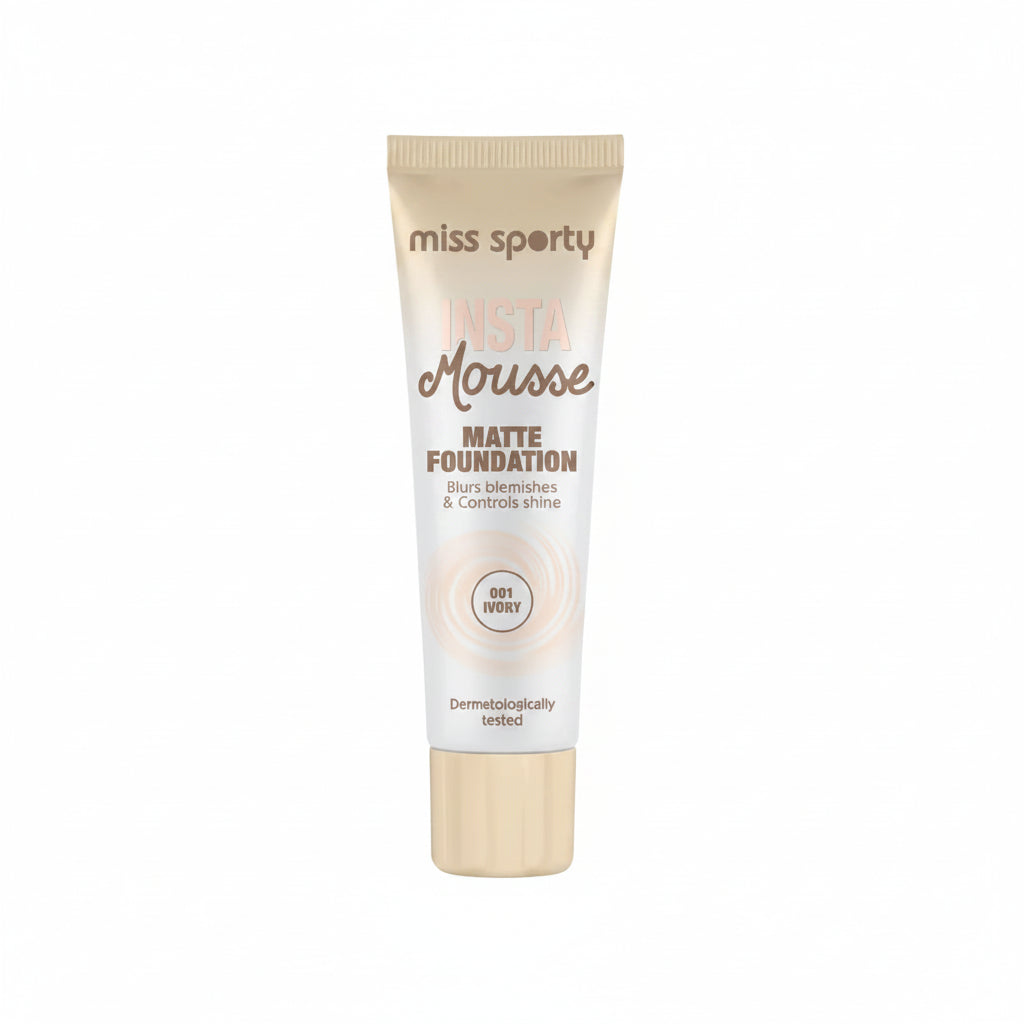 MISS SPORTY Insta Mousse Matte Foundation 001 Ivory 30ml