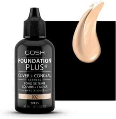 GOSH Foundation Cover + Conceal 002 Ivory 30ml