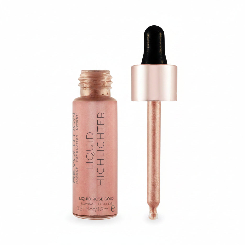 MAKEUP REVOLUTION rose gold liquid highlighter 18ml