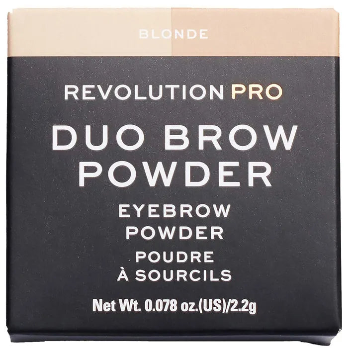 MAKEUP REVOLUTION duo eyebrow powder blonde 2.2g