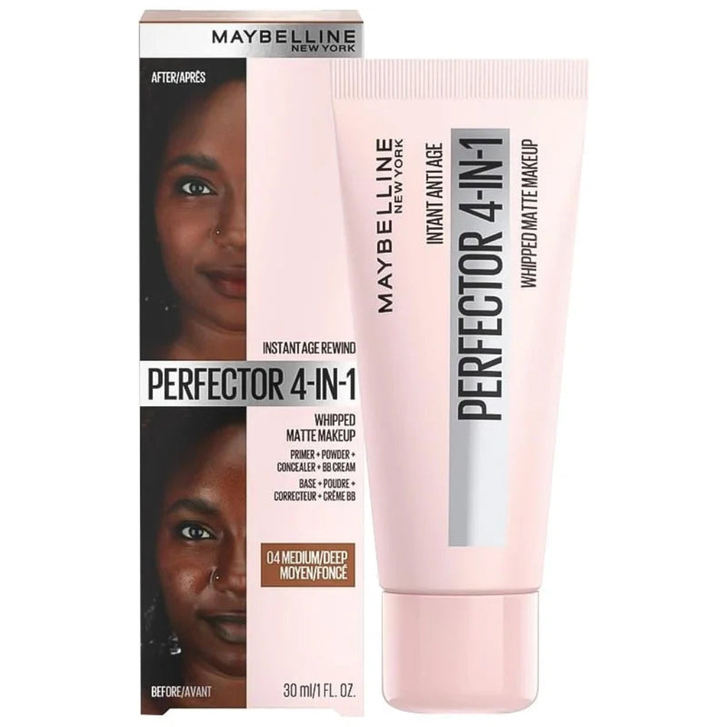 MAYBELLINE NEW YORK Instant Age Rewind 4-in-1 Matte Foundation 04 Medium Deep 30ml