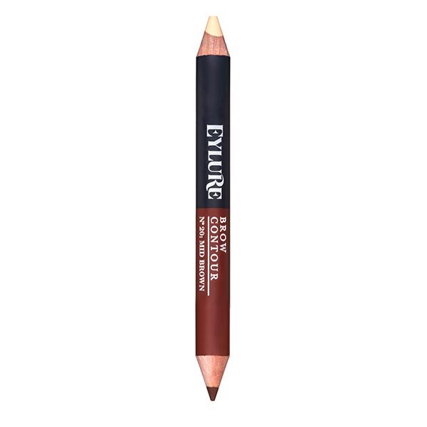 EYLURE LONDON 2-in-1 brow contour pencil 20 mid brown 2.5g