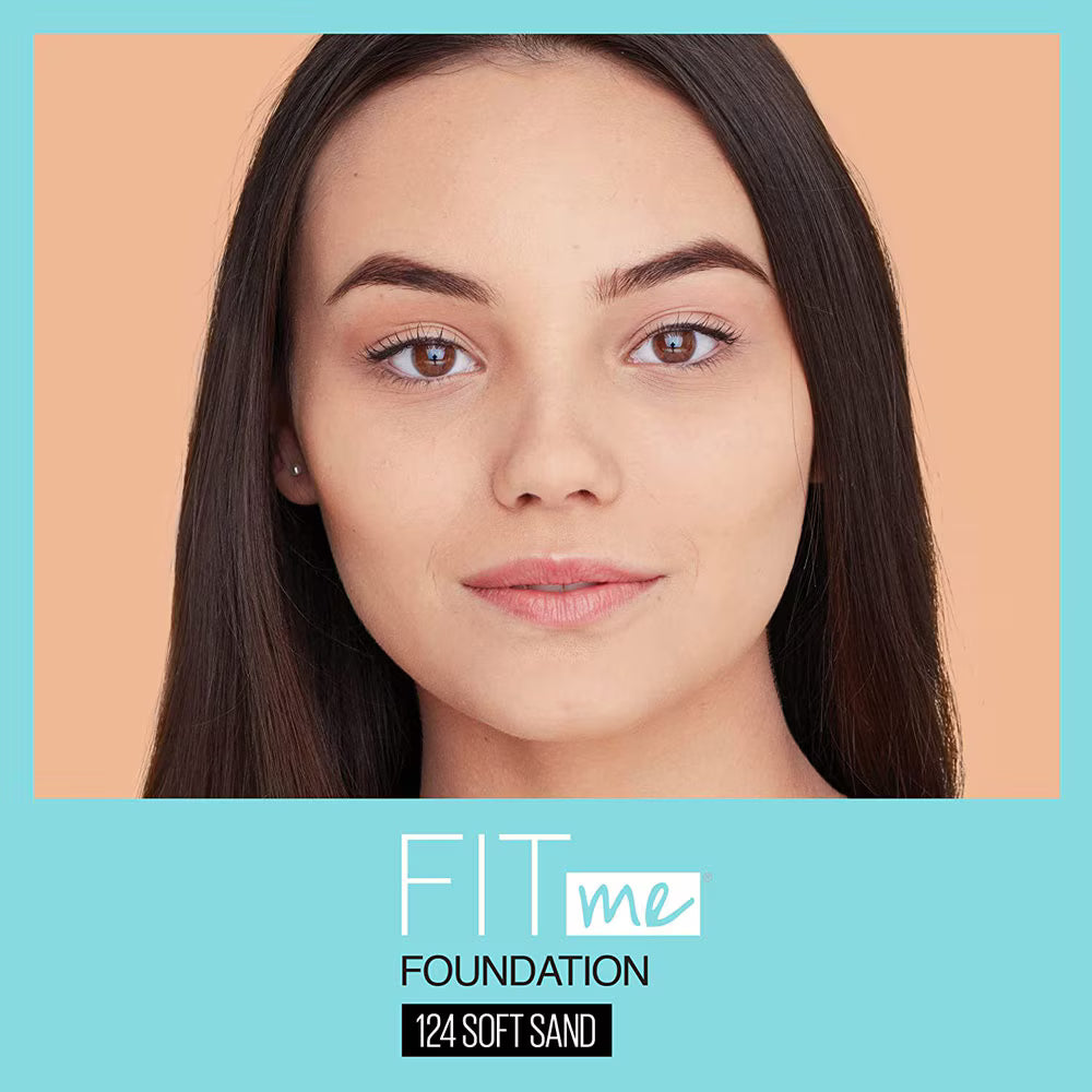 MAYBELLINE NEW YORK Fit Me foundation 124 Soft Sand 30ml